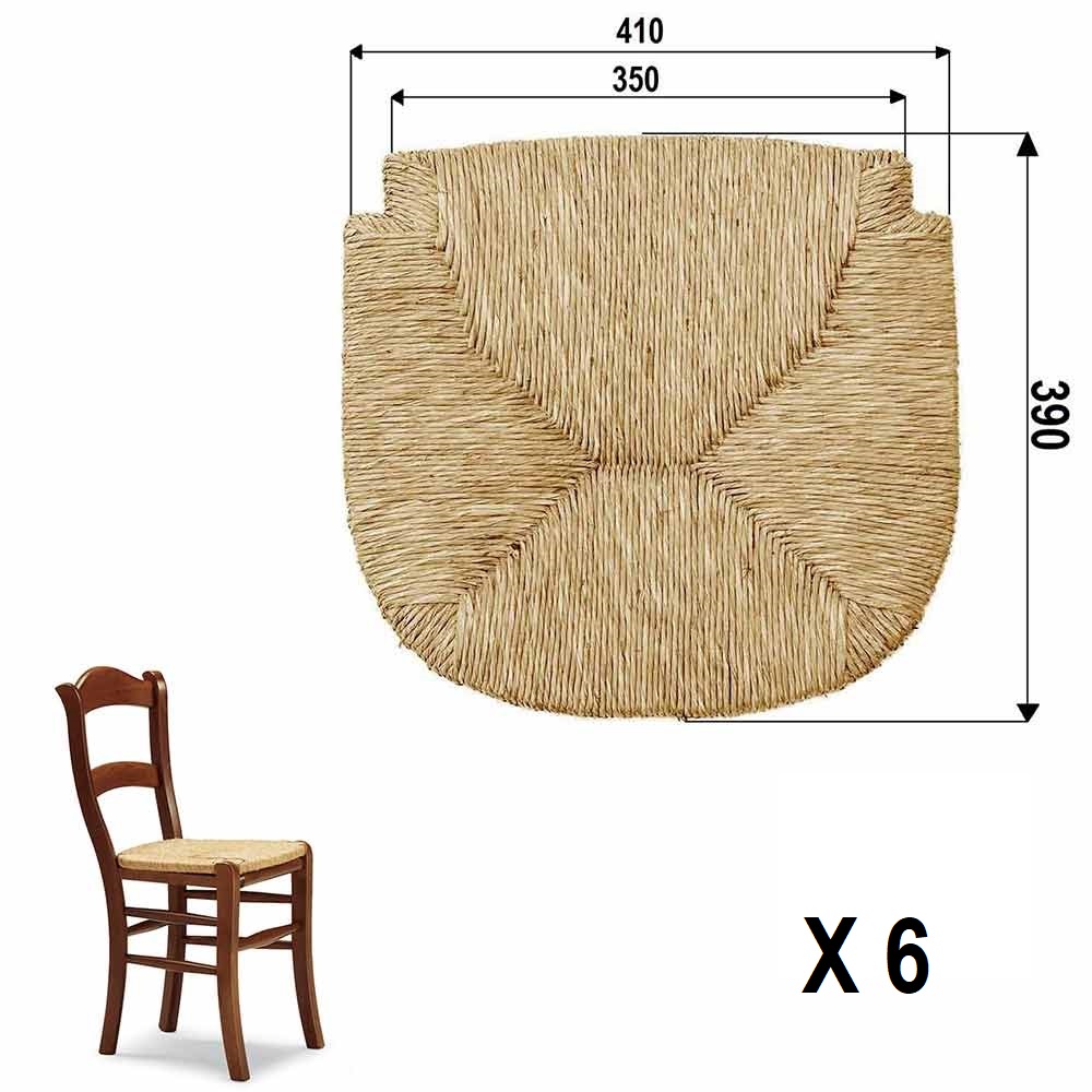 Ricambio per sedia in paglia modello c2000 (x6 pz ) .