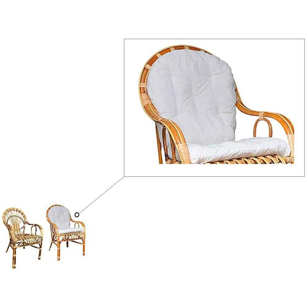Vintage Cuscino Per Poltrona Vimini Cuscino Per Sedia A Dondolo