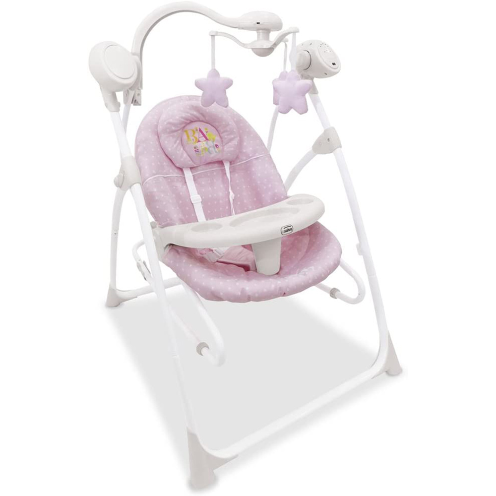 Altalena asalvo 15570 baby swing 3 iin 1 rosa.