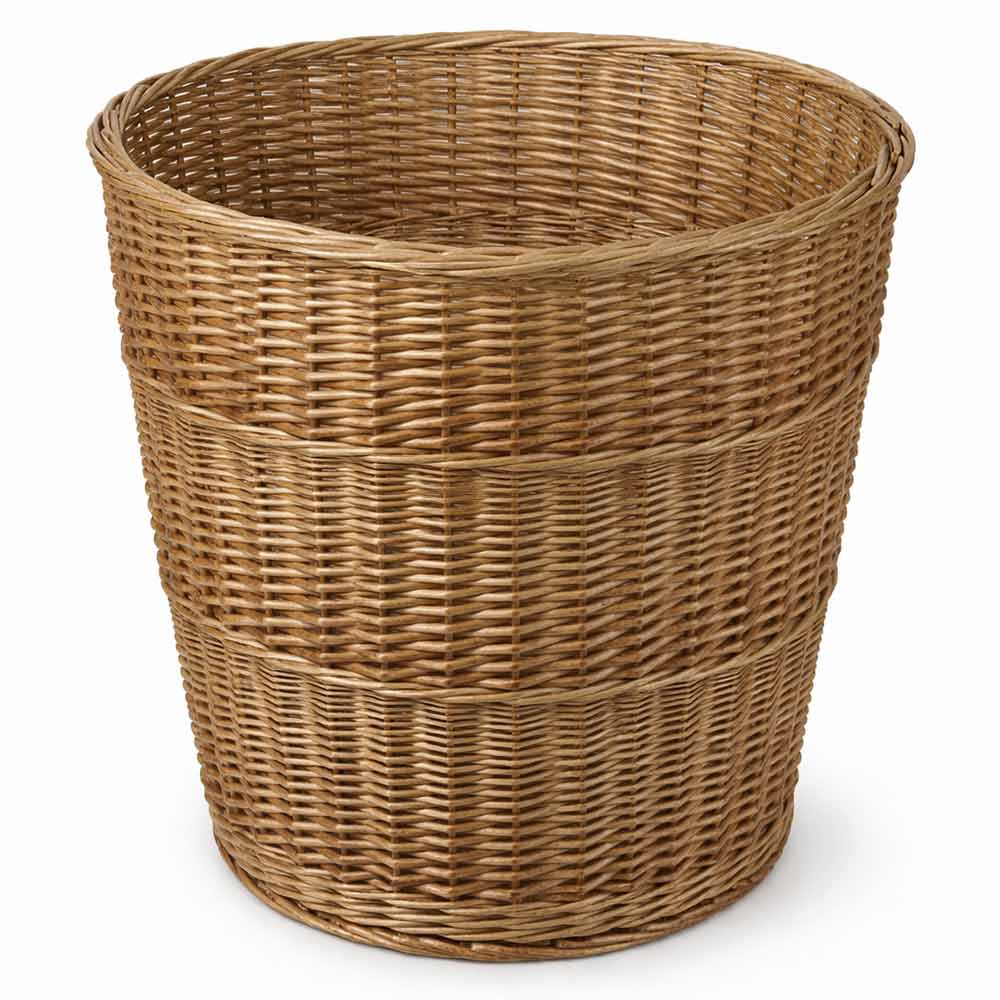 Cesto grande xl in vimini naturale intrecciato tondo multiuso cm 57 x h 58.