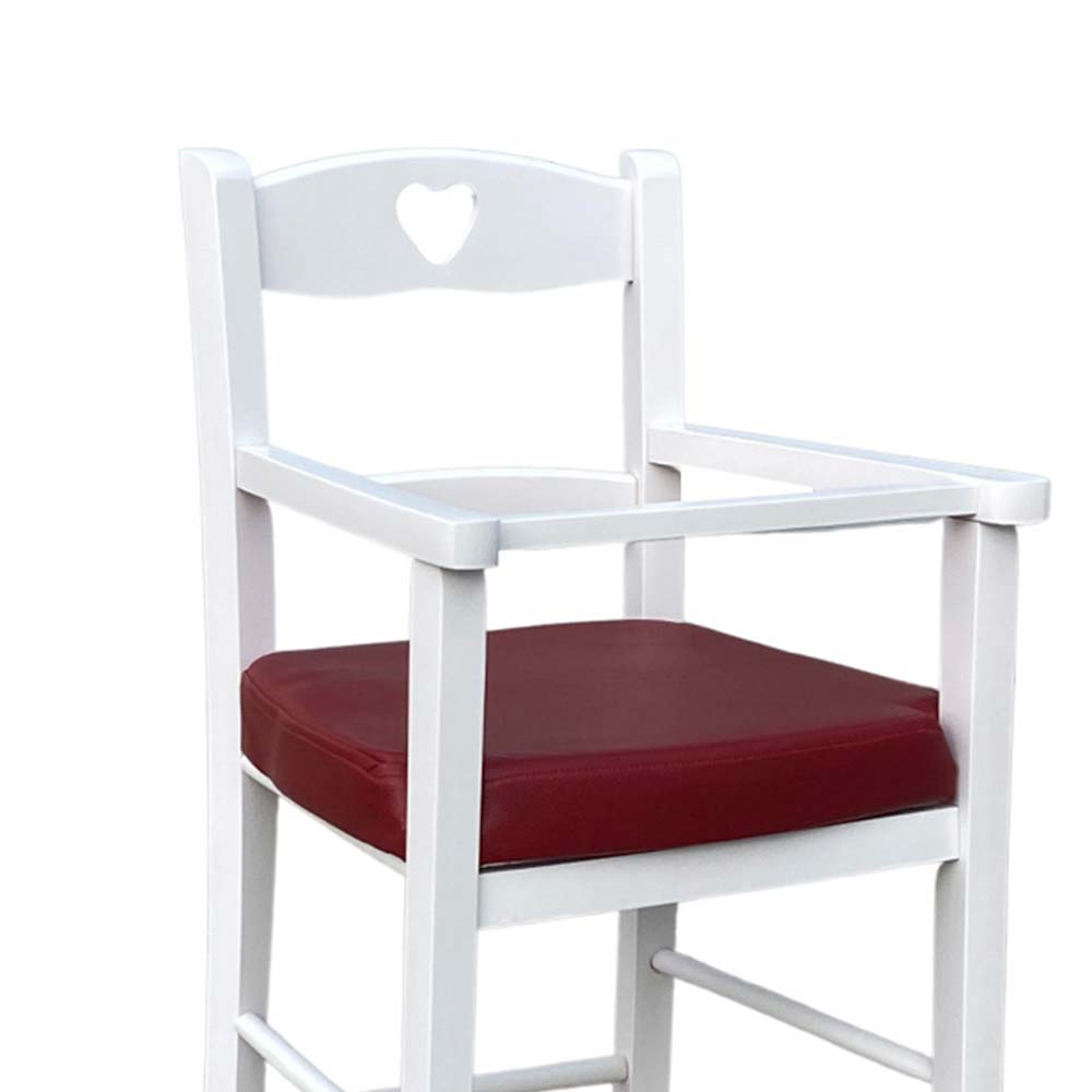 Seggiolone Pappa Evolutivo Seggiolone In Legno Bianco Con Seduta