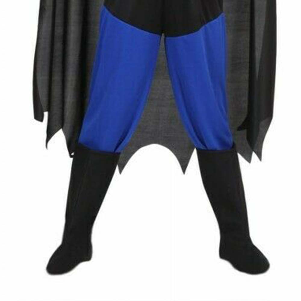 costume vestito maschera di carnevale pipistrello blu festa batman