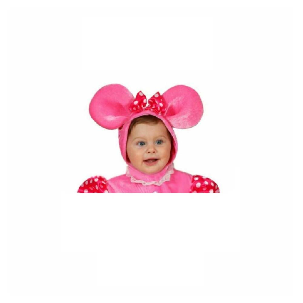 VESTITO COSTUME Maschera di CARNEVALE NEONATA - TOPOLINA MINNIE Super Star